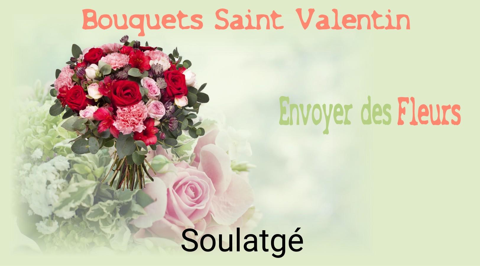 Roses de Saint-Valentin livrées à Soulatgé